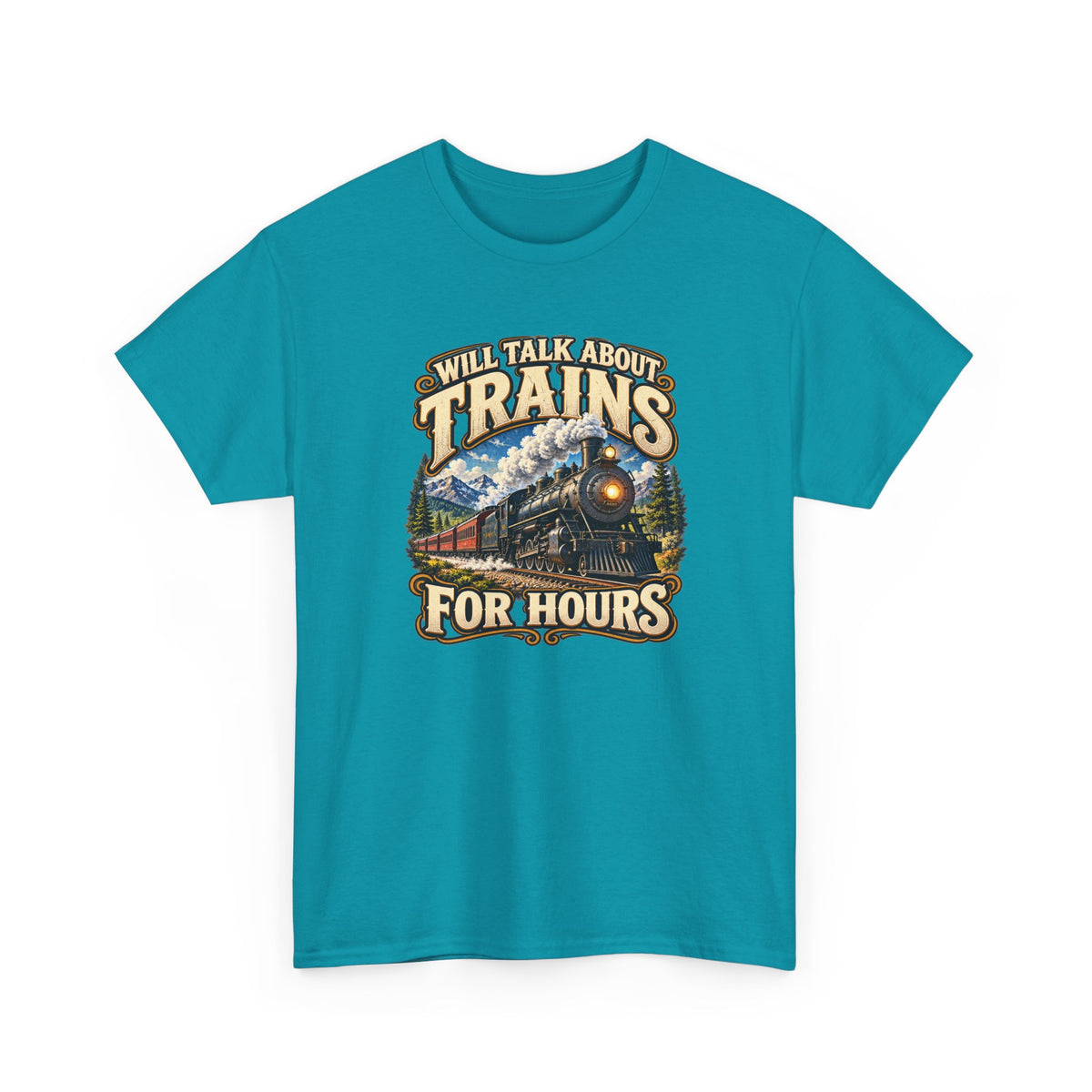 Will Talk About Trains – Gildan 5000 T-Shirt | 018