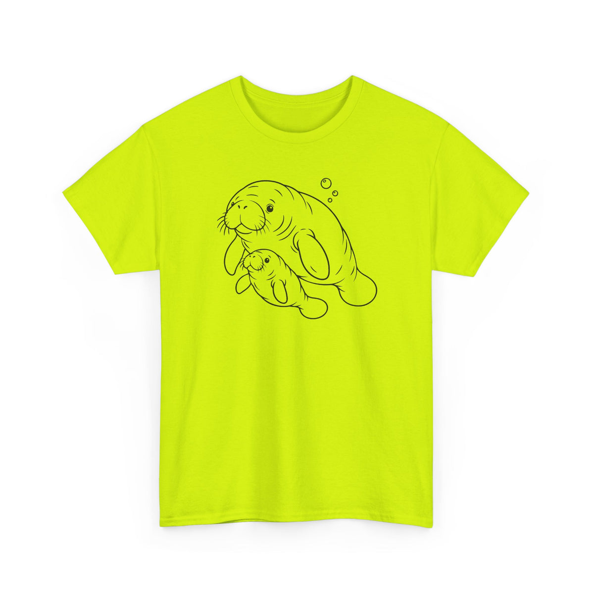 Chubby Mermaid Little Lagoon Family Manatee T-Shirt
