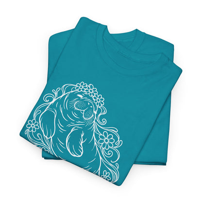 Dreamy flower-crowned manatee T-Shirt