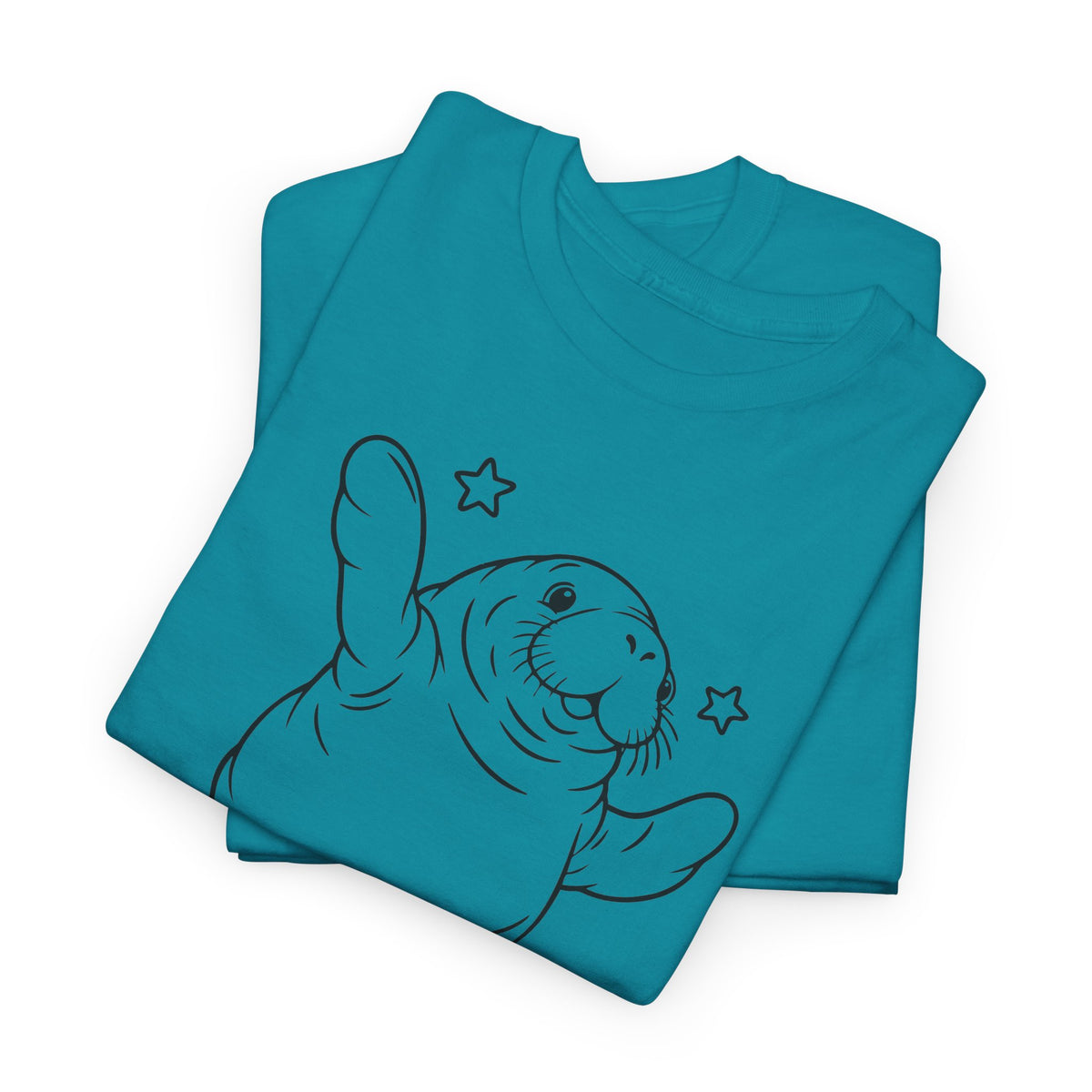 Chubby Mermaid Sea Cow Stretch Manatee T-Shirt