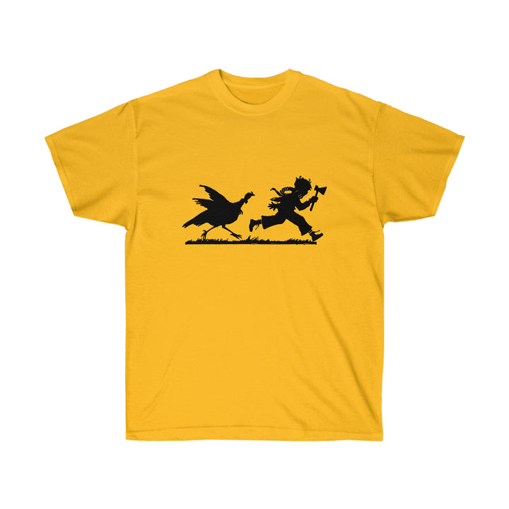 Thanksgiving Revenge Run T-Shirt | Funny Turkey Chase Tee