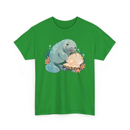 Chubby Mermaid Pearl of the Lagoon Manatee T-Shirt