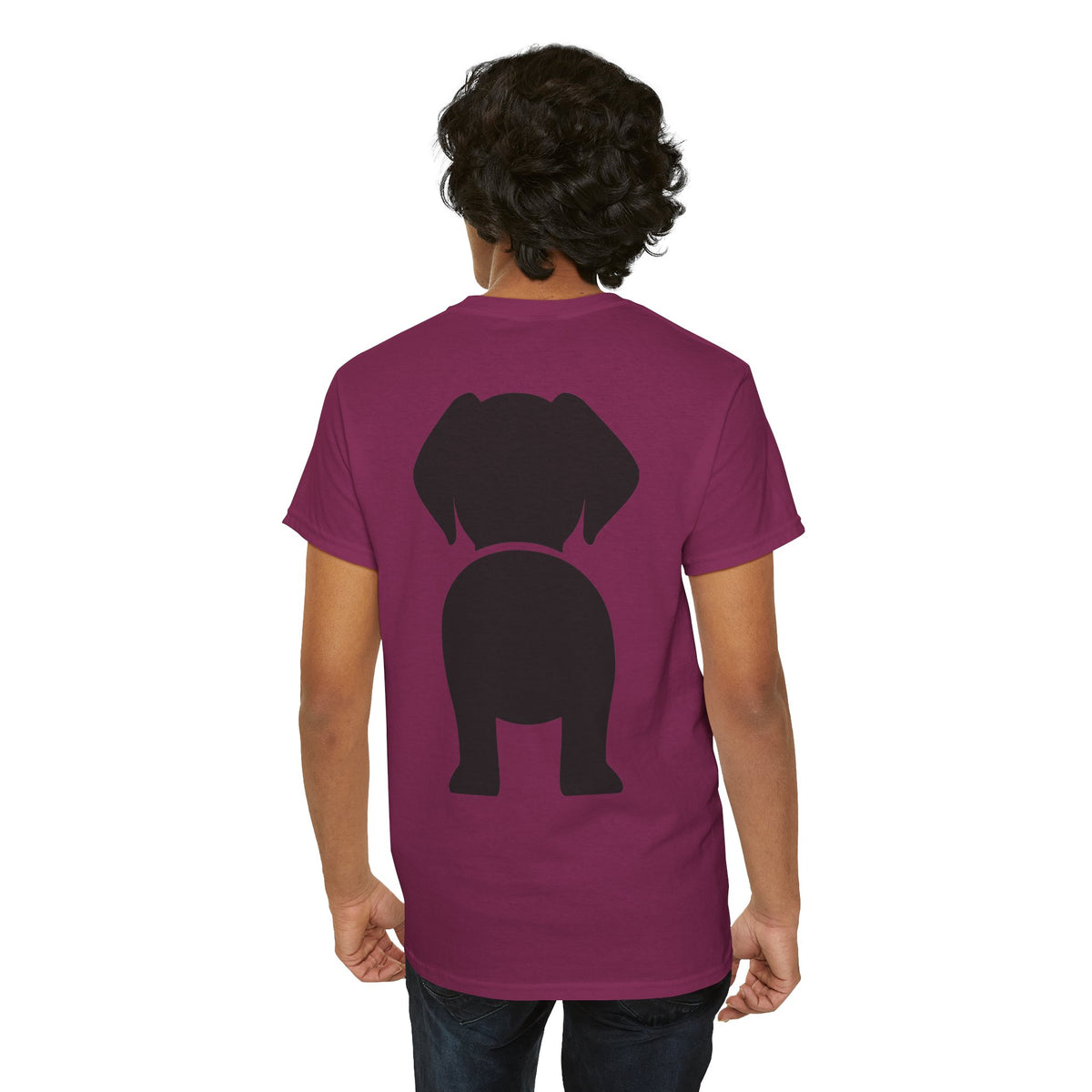 Dog Butt T-Shirt | Funny Dog Lover Back Graphic