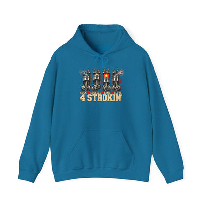 Four Strokin’ – Gildan 18500 Hoodie | 005