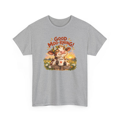 Good Moo-rning – Gildan 5000 T-Shirt | 030