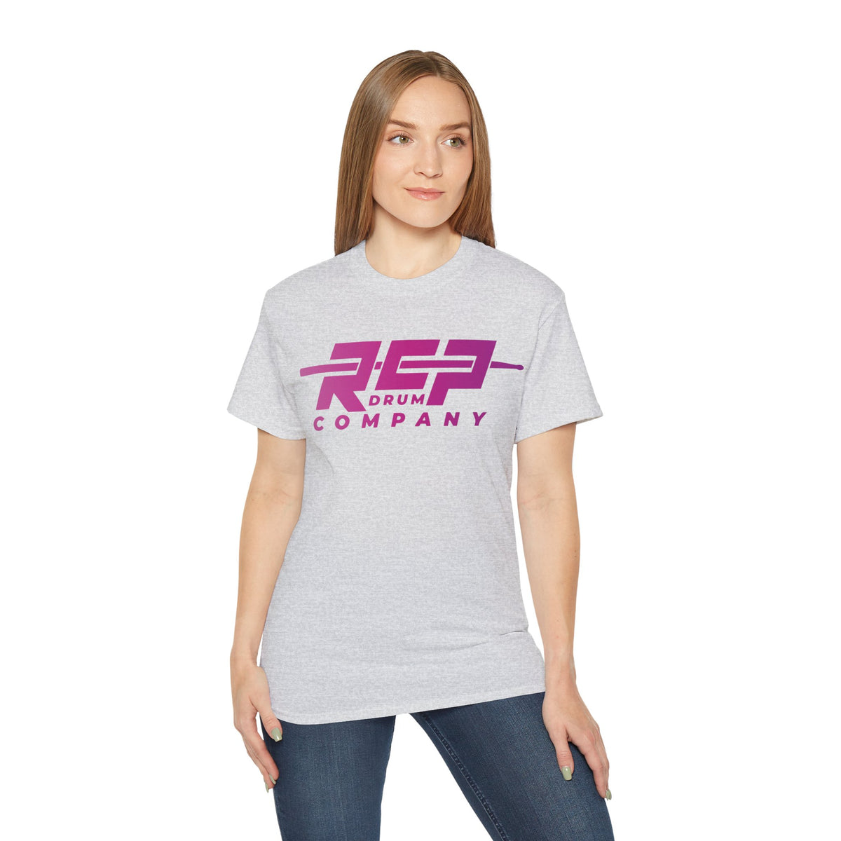 RCP Drum Company T-Shirt | Pink Logo