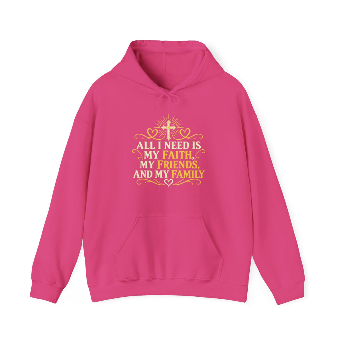 Faith Friends Family – Gildan 18500 Hoodie | 013