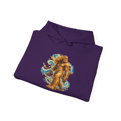 Golden Wind Sasquatch Portrait Pullover Hoodie