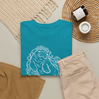 Dreamy flower-crowned manatee T-Shirt