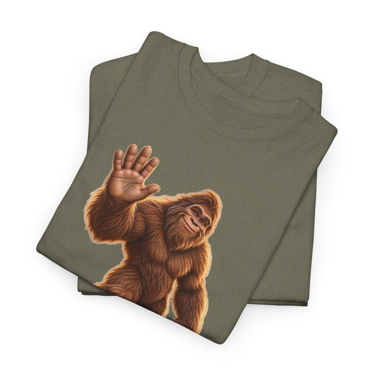 Friendly Sasquatch High Five T-Shirt