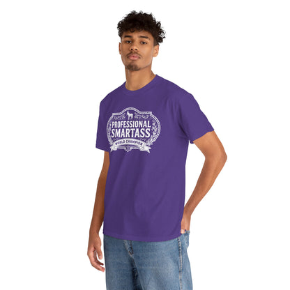 Professional Smartass T-Shirt | Funny Graphic Tee – White