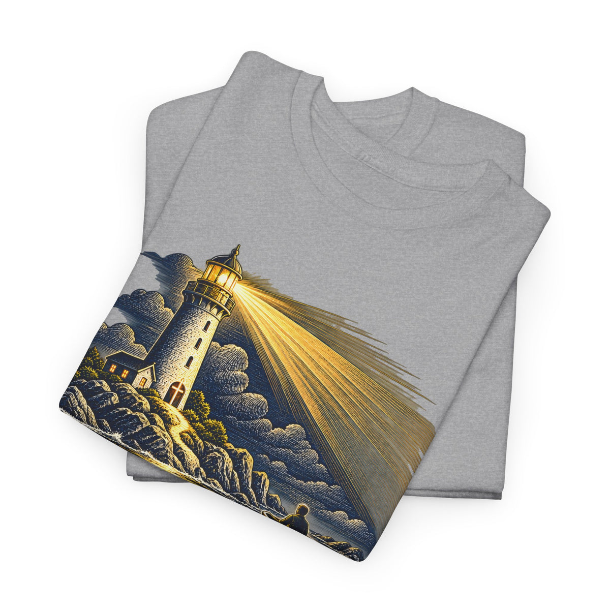 Be a Lighthouse, Not a Tugboat – Gildan 5000 T-Shirt | 179a
