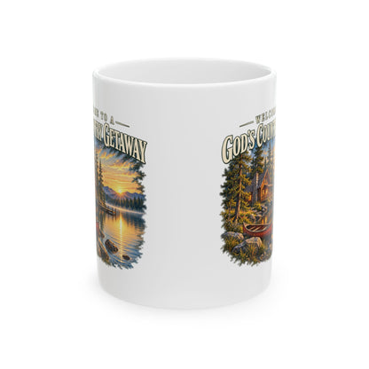 God's Country Getaway – Ceramic Mug, 11 oz | 031