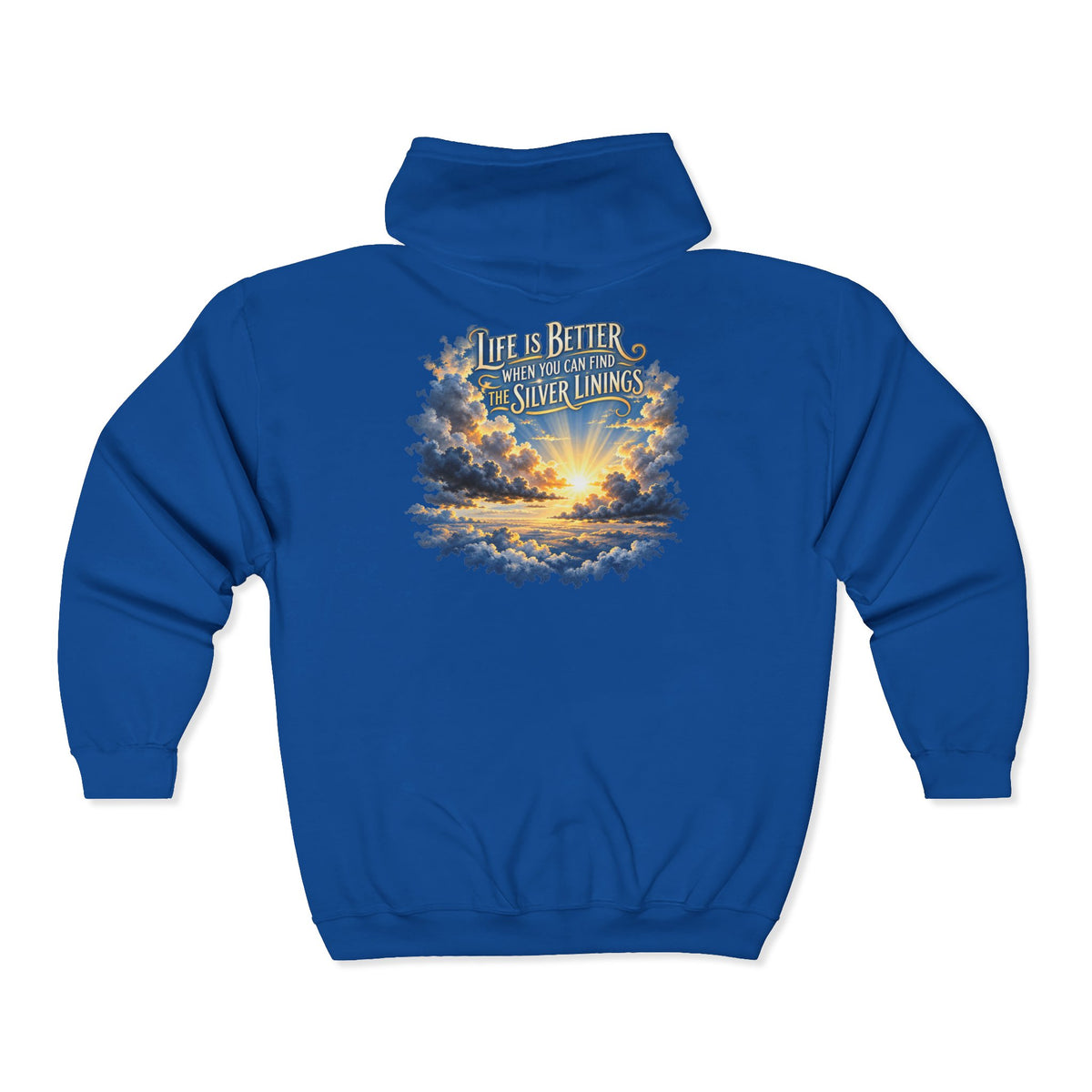 Silver Linings – Gildan 18600 Zip-Up Hoodie | 027