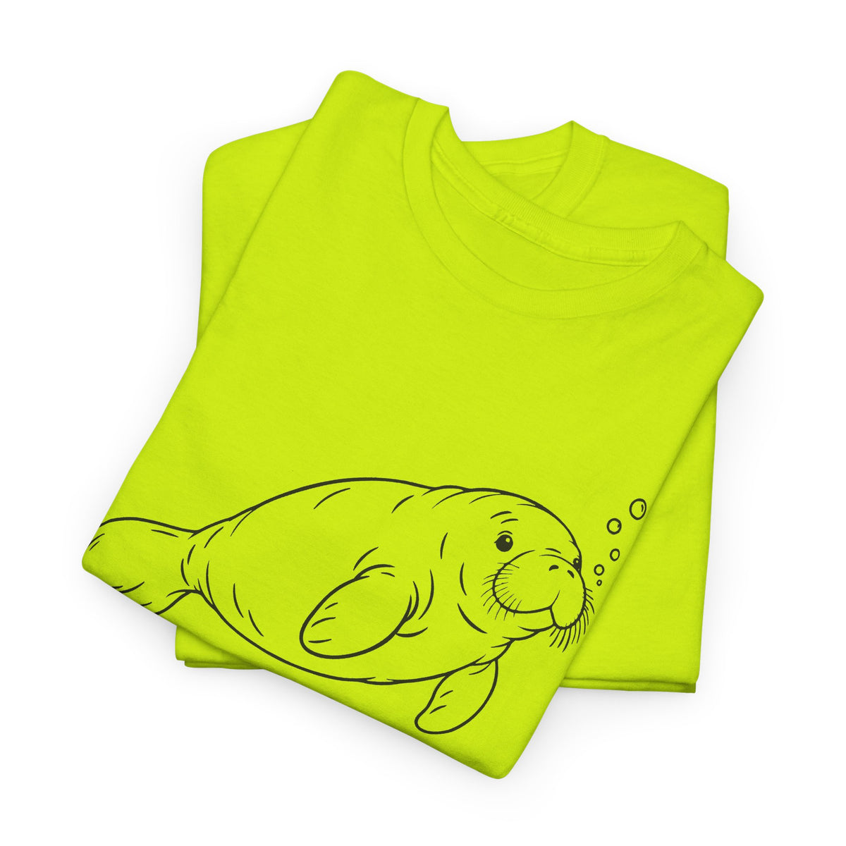 Chubby Mermaid Slow Tide Manatee T-Shirt