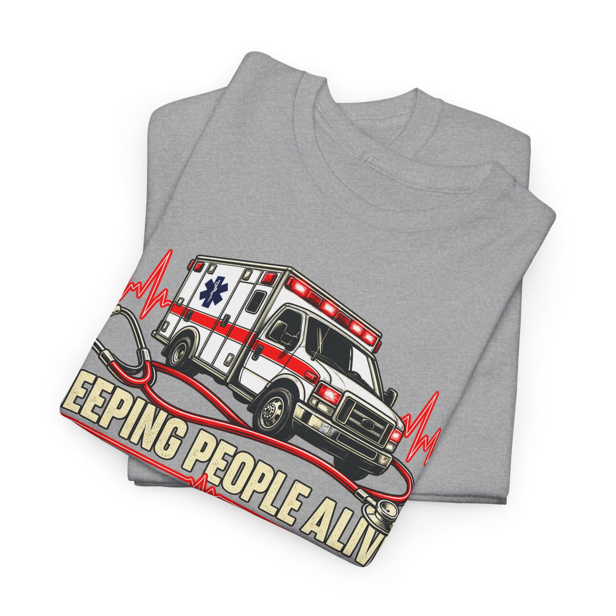 Keeping People Alive — Color – Gildan 5000 T-Shirt | 174-R1