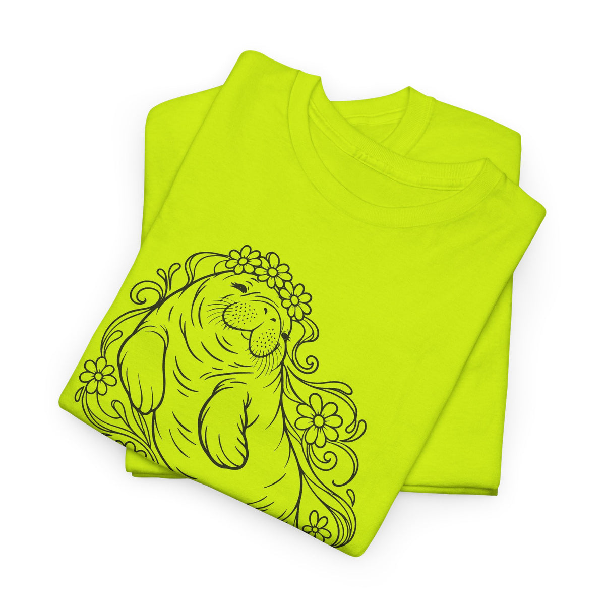 Dreamy flower-crowned manatee T-Shirt