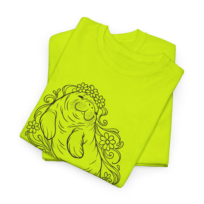 Dreamy flower-crowned manatee T-Shirt