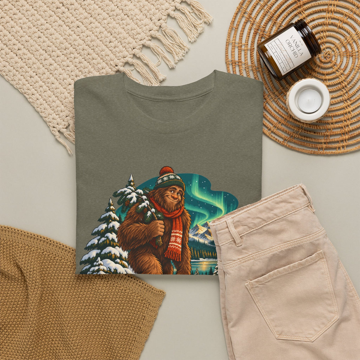 Bigfoot Snow Day Sasquatch T-Shirt