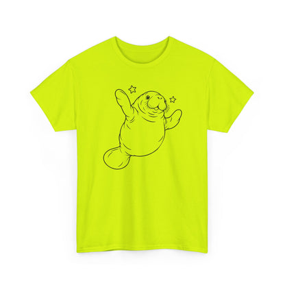 Chubby Mermaid Sea Cow Stretch Manatee T-Shirt