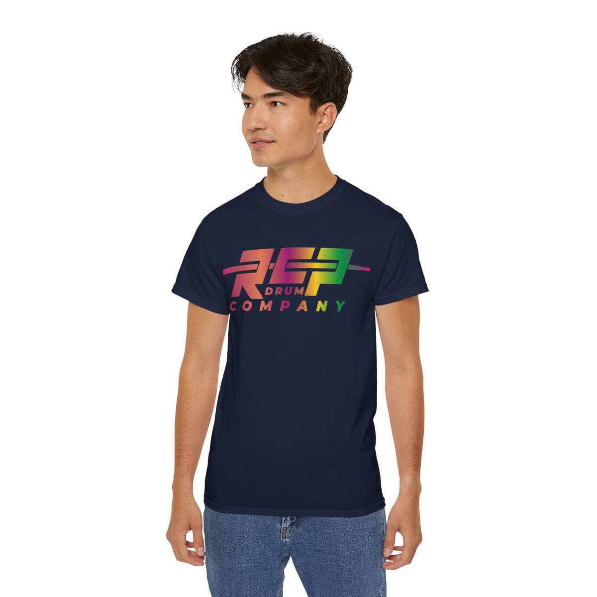 RCP Drum Company T-Shirt | Rainbow Logo
