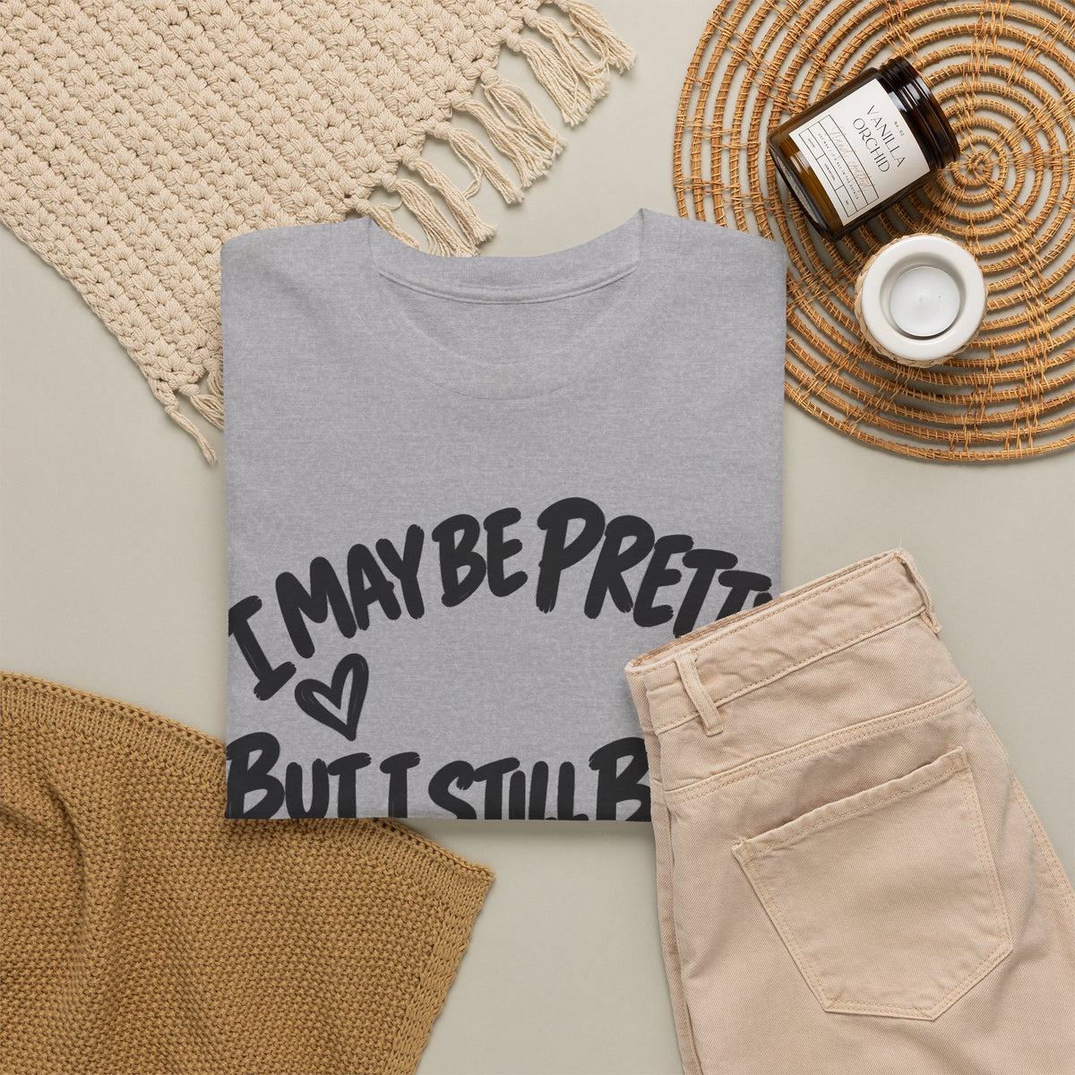 I May Be Pretty but I Still Bite – One-Color Gildan 5000 T-Shirt | 090a-v2