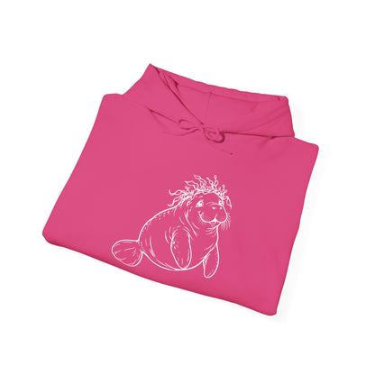 Kelp-crowned manatee Pullover Hoodie