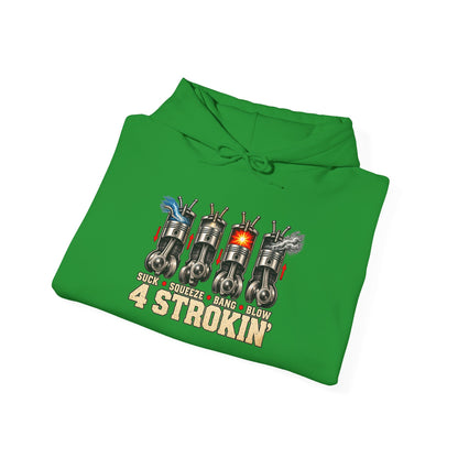 Four Strokin’ – Gildan 18500 Hoodie | 005