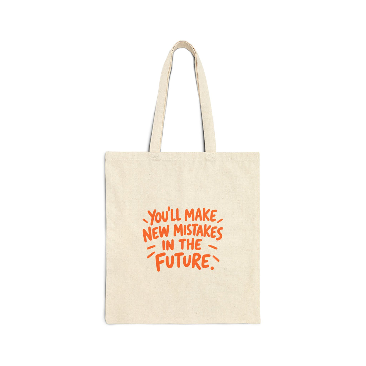 Past and Future Mistakes – Cotton Canvas Tote Bag | 012