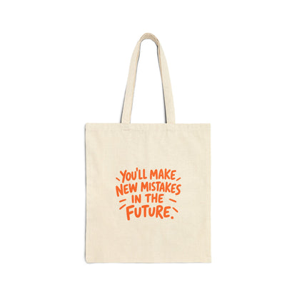Past and Future Mistakes – Cotton Canvas Tote Bag | 012