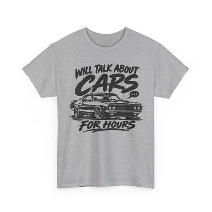 Will Talk About Cars – Gildan 5000 T-Shirt | 014a