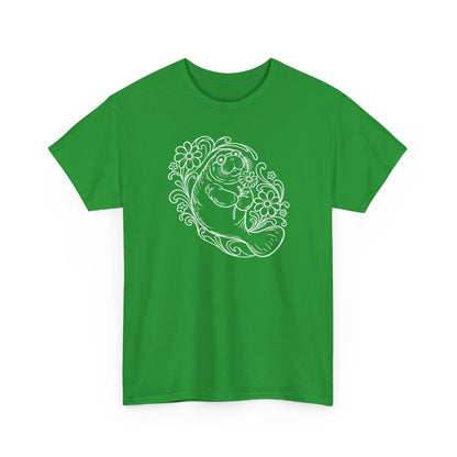 Groovy Spectacled Manatee with Daisy T-Shirt