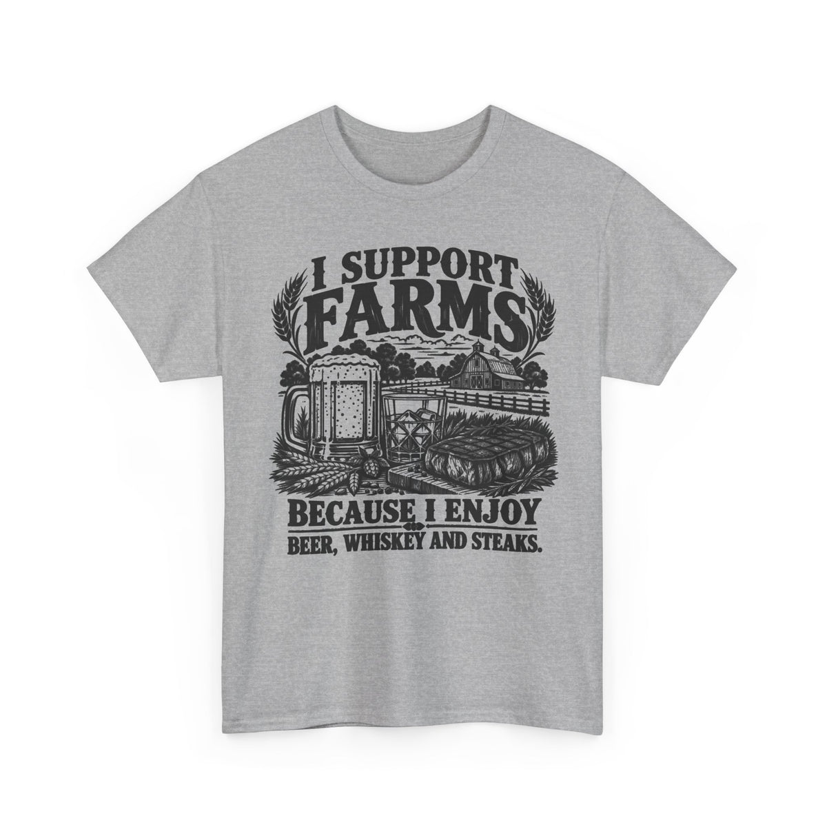 Support Farms – Gildan 5000 T-Shirt | 315a