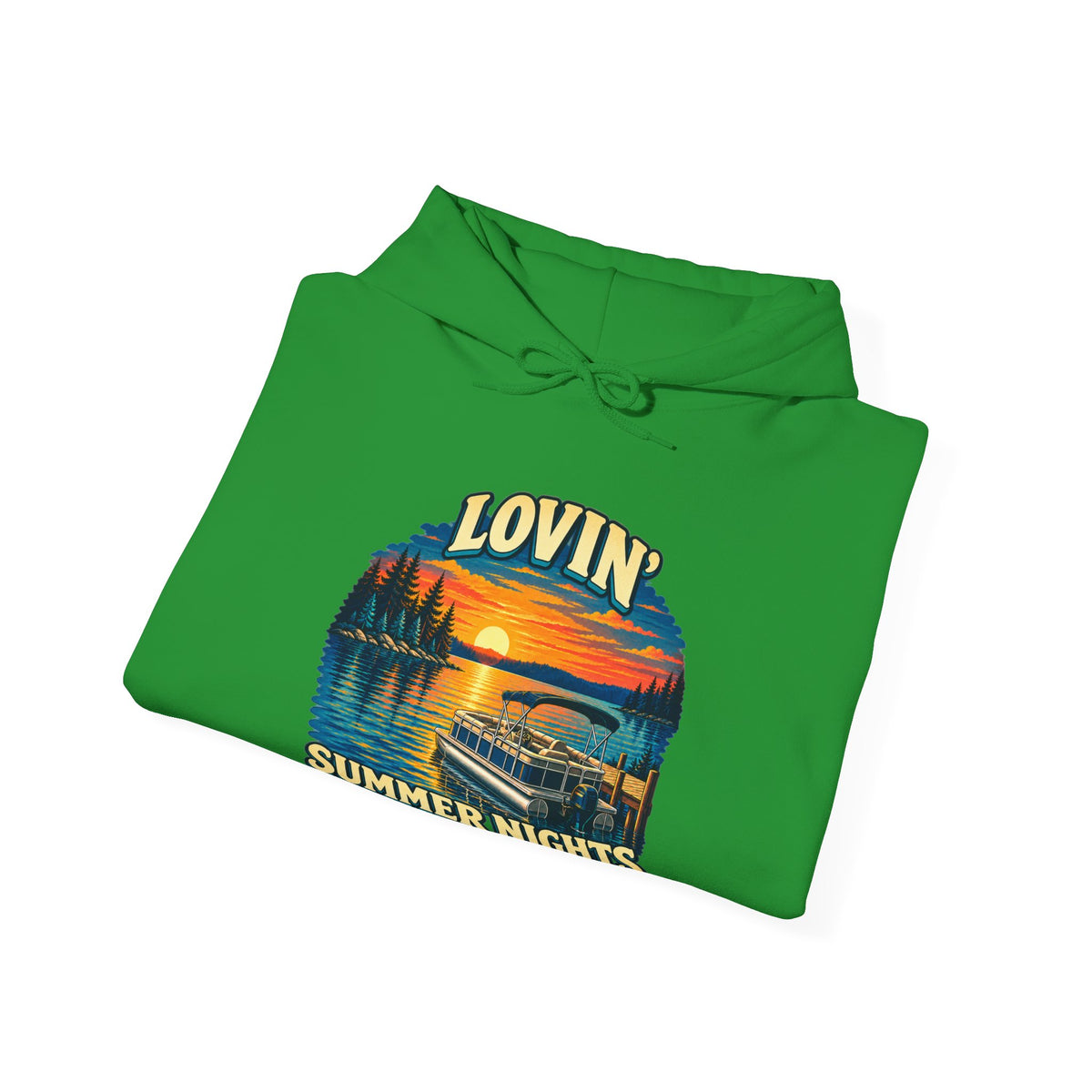 Lovin’ Summer Nights Pontoon – Gildan 18500 Hoodie | 004a-v2