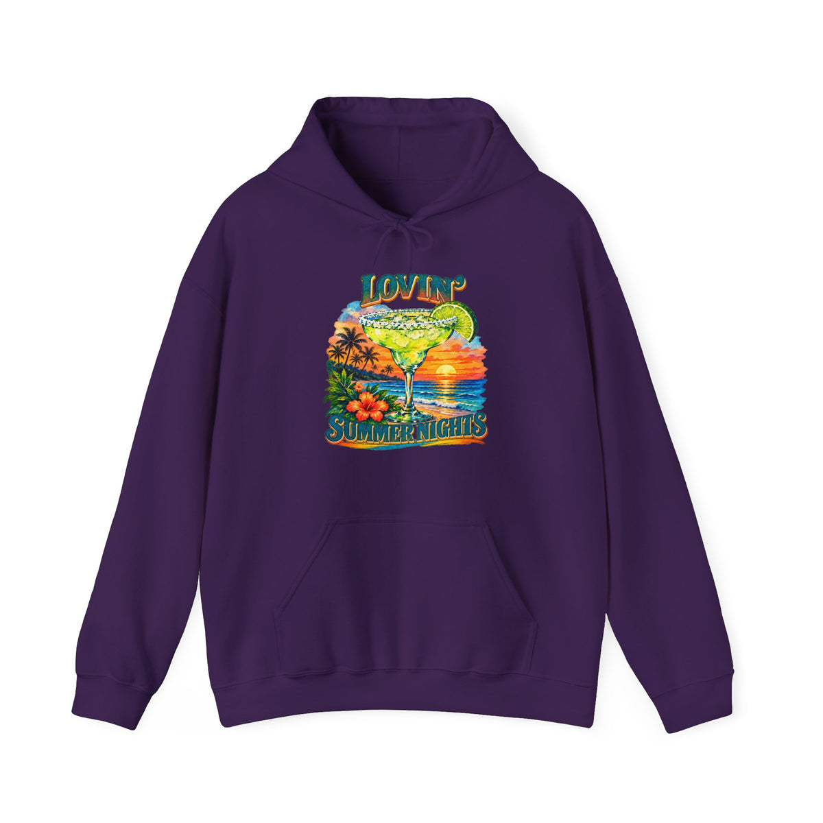 Lovin’ Summer Nights Margarita – Gildan 18500 Hoodie | 001a-v2