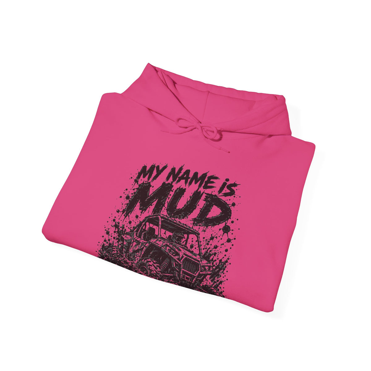 My Name Is Mud – Safety Green/Pink Gildan 18500 Hoodie | 049a