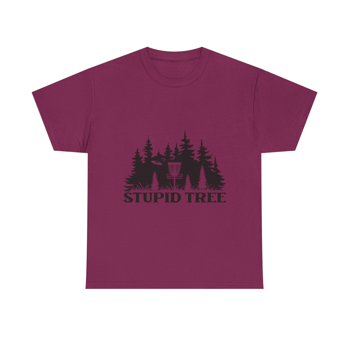Stupid Tree Disc Golf T-Shirt | Funny Disc Golfer Tee
