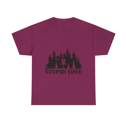 Stupid Tree Disc Golf T-Shirt | Funny Disc Golfer Tee