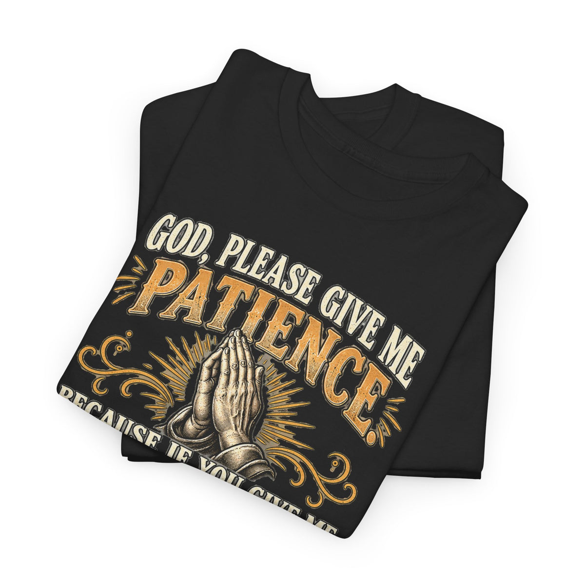 058 Patience and Bail Money — Color — Gildan 5000 T-Shirt