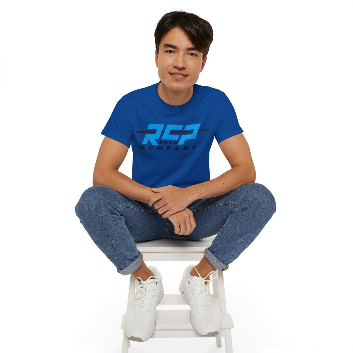 RCP Drum Company T-Shirt | Blue Logo