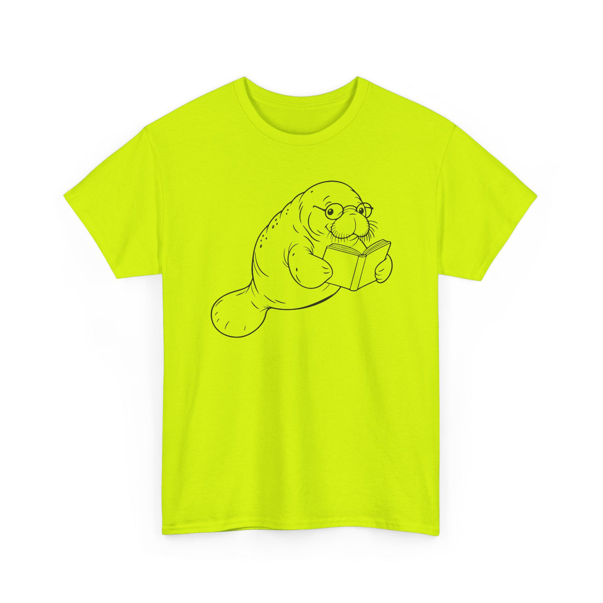 Chubby Mermaid Bookworm Buoyancy Manatee T-Shirt