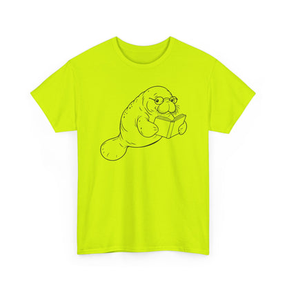 Chubby Mermaid Bookworm Buoyancy Manatee T-Shirt