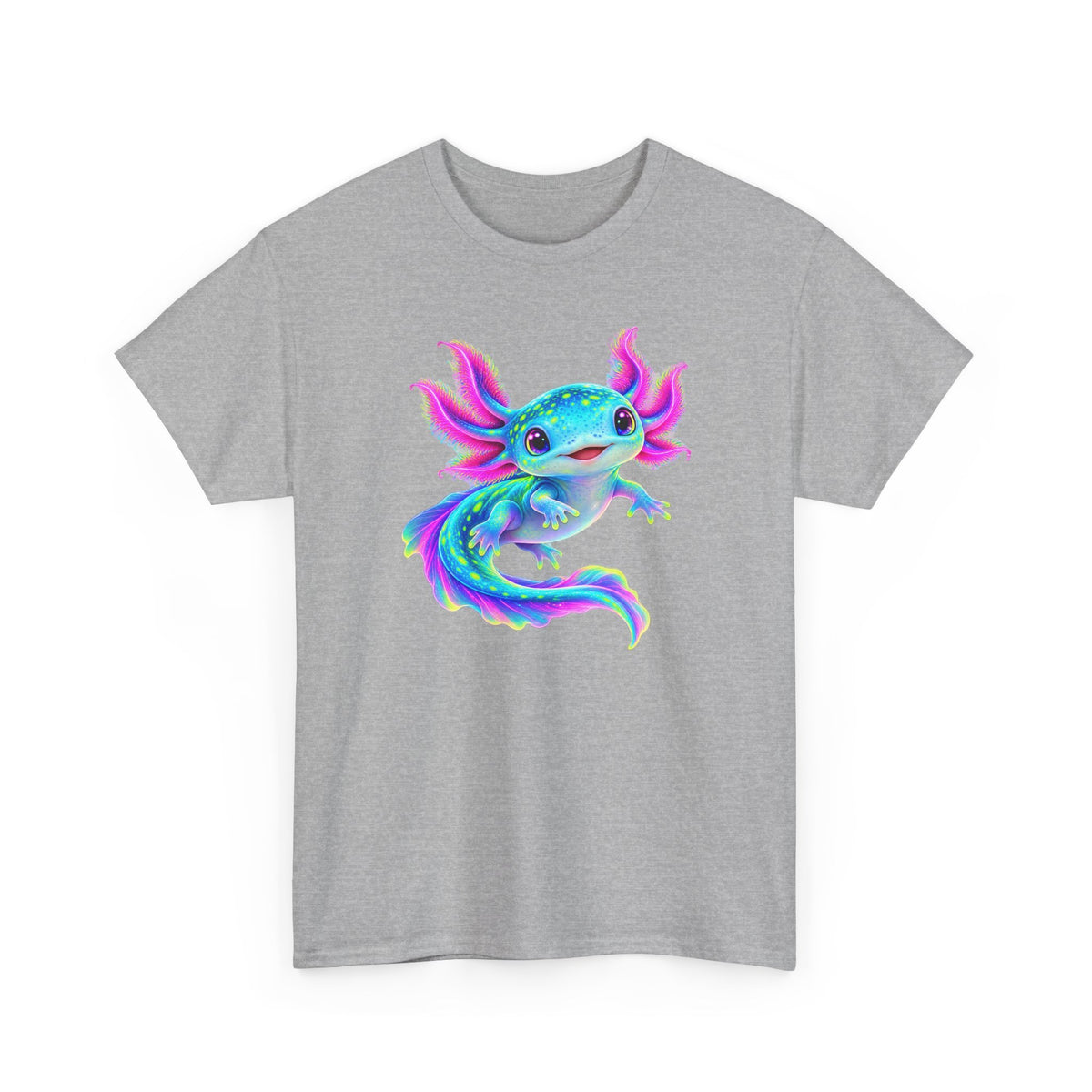 Electric Axolotl in Motion T-Shirt