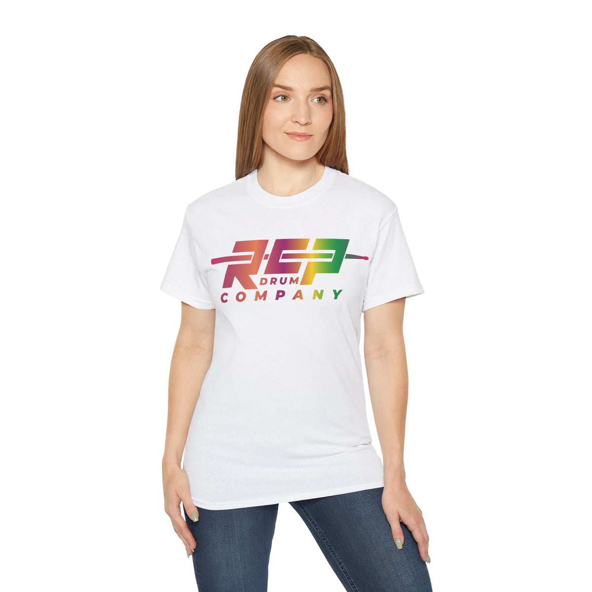 RCP Drum Company T-Shirt | Rainbow Logo