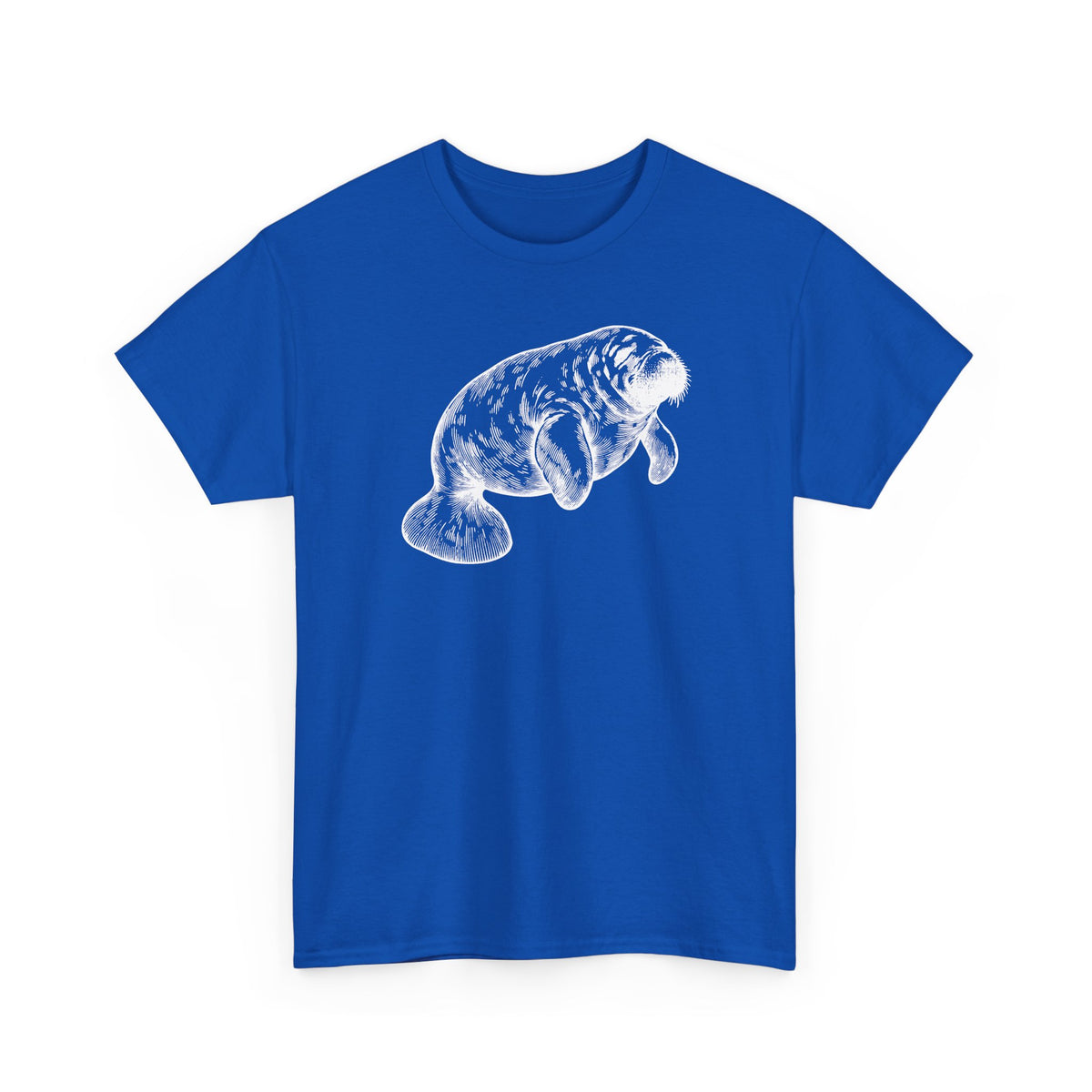 Slow Water Manatee Engraving T-Shirt