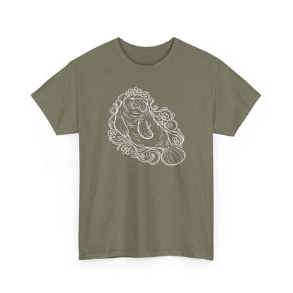 Dreamy flower-crowned manatee T-Shirt