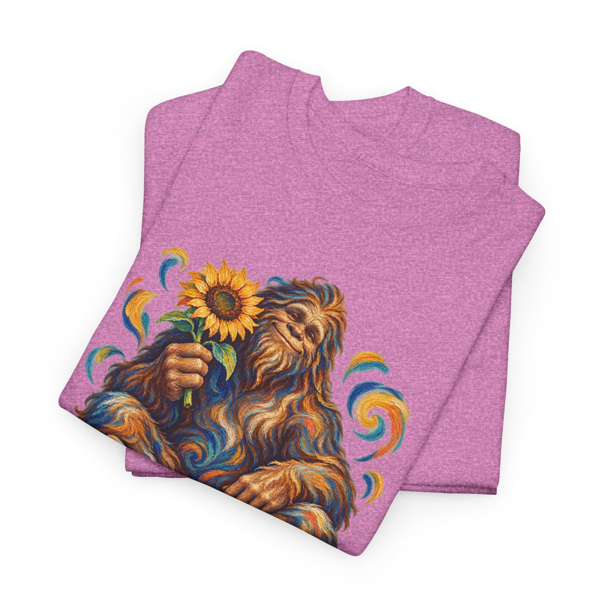 Sunflower Rest with a Shaggy Bigfoot T-Shirt