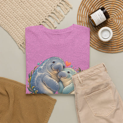 Chubby Mermaid Heart of the Ocean Manatee T-Shirt