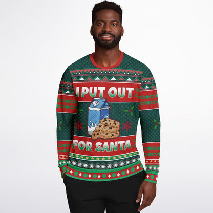 I Put Out for Santa Christmas Sweatshirt