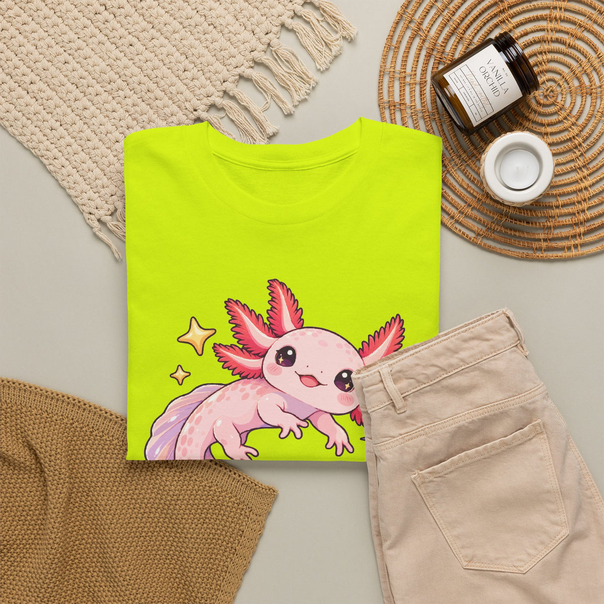 Axolotl Starry Swimmer T-Shirt